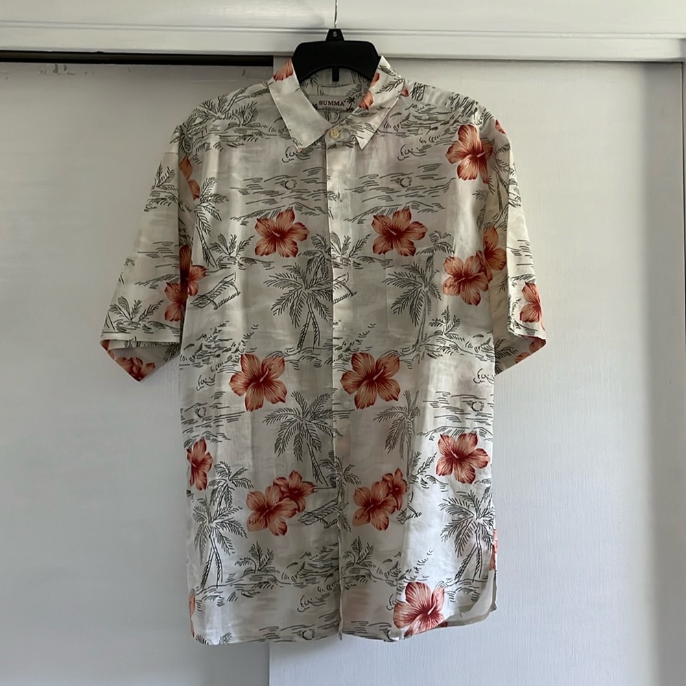 Men’s Summa Hawaiian Shirt Size L